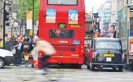 London traffic is as bad as it gets.