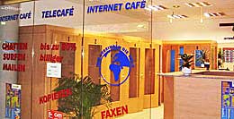 An internet cafe in Dresden, Germany. http://www.enjoy-europe.com/home/172-p1020015-3.jpg