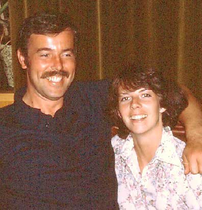 Annette Kampinga holding the author.
