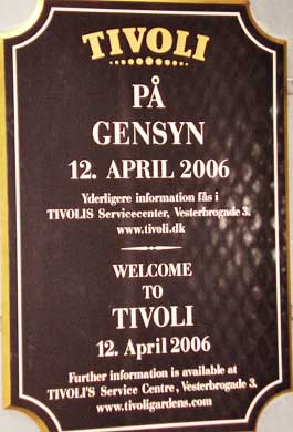 Tivoli Garden, Copenhagen, Denmark.