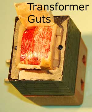 This is the inside of a transformer.