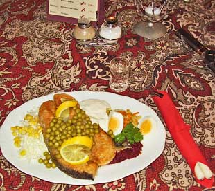 This perfectly fried salmon in Krakow, Poland was one of the best meals I have ever had in Europe.