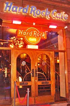 The Hard Rock Cafe Oslo, Norway.