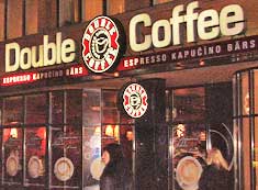 The Double Coffee shop in Riga, Latvia.