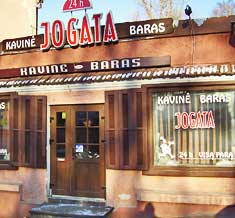 A coffee in the Jogata Cafe in Vilnius, Lithuania.