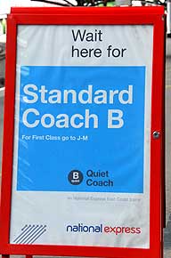 Spotting yourself for a second class coach in York, England train station. http://www.enjoy-europe.com/hte/chap17/images/102N0455.jpg