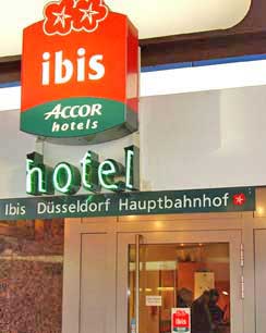 The Hotel Ibis in the Duesseldorf, Germany train station. http://www.enjoy-europe.com/hte/chap17/p1100039.jpg