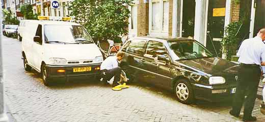 Typical London traffic jam.
