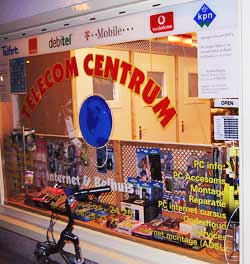 This Telecom Centrum store in Haarlem appears to be the do-all of personal computers and communications.