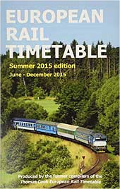 European Rail Timetable Summer 2015