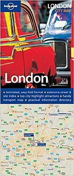 Lonely Planet London City Map