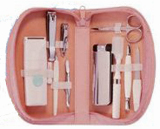 Royce Leather Ladies Travel Kit with Shaver
