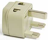 Grounded Universal 2 in 1 Plug Adapter Type G England, Scotland, Wales, and Ireland