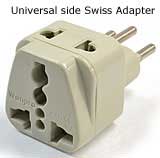 LiteFuze WonproGrounded Universal 2 in 1 Plug Adapter Type J for Switzerland - High Quality - CE Certified - RoHS Compliant WP-J-GNN