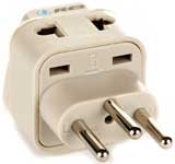 Grounded Universal 2 in 1 Plug Adapter Type J for Switzerland