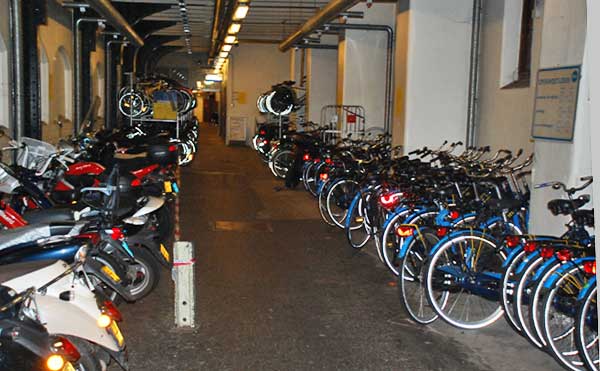 Bicycle Parking At Haarlem Train Station