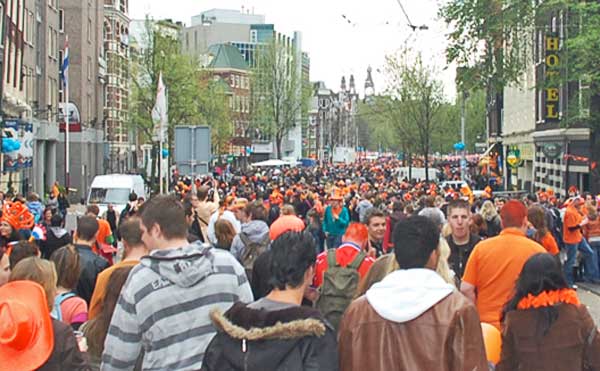 Follow The Crowd In Amsterdam
