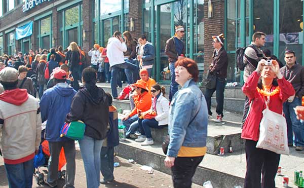 Front Steps Of Albert Hein Grocery Store