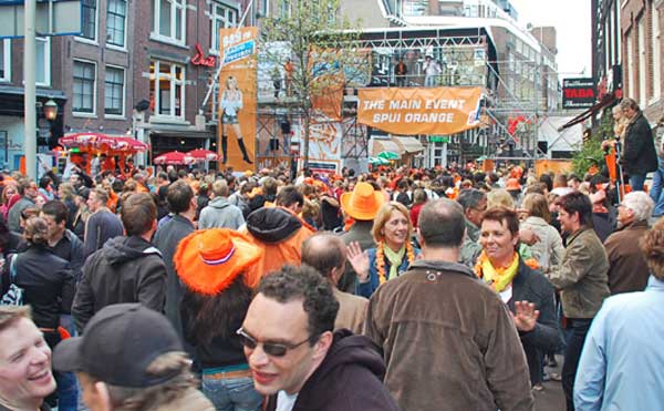Main Event Spui Orange, Amsterdam, Queen's Day